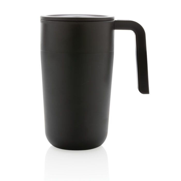 Tasse en acier inoxydable et PP recyclé GRS avec poignée – Image 4