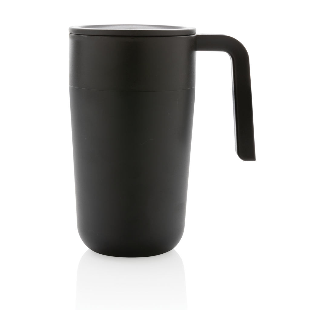 P433.231__B_2 Tasse en acier inoxydable et PP recyclé GRS avec poignée – Image 4