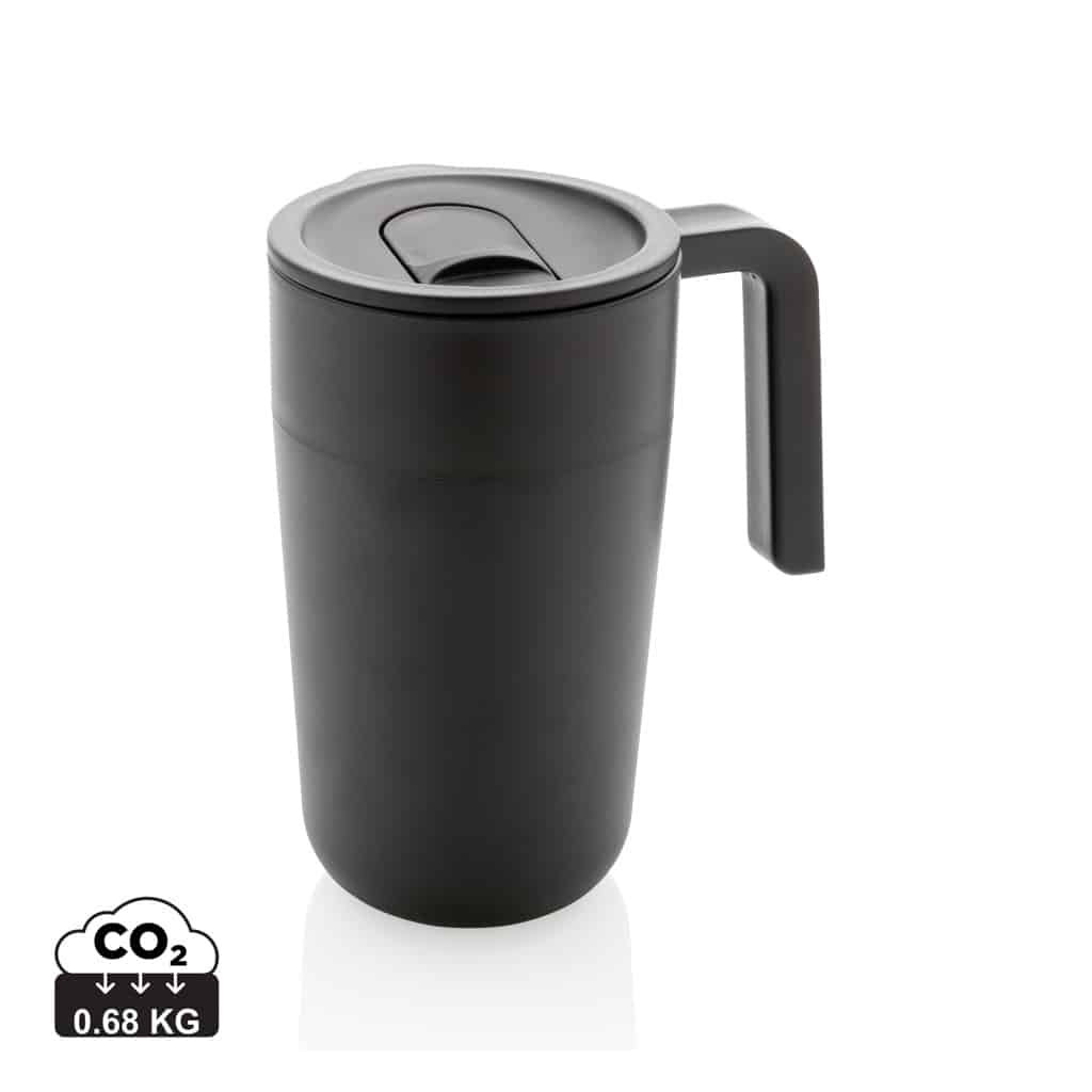 tasses_café_&_mugs_durables_xd_collection_polypropylène_recyclé Tasses café & mugs durables couleur noir en Polypropylène recyclé