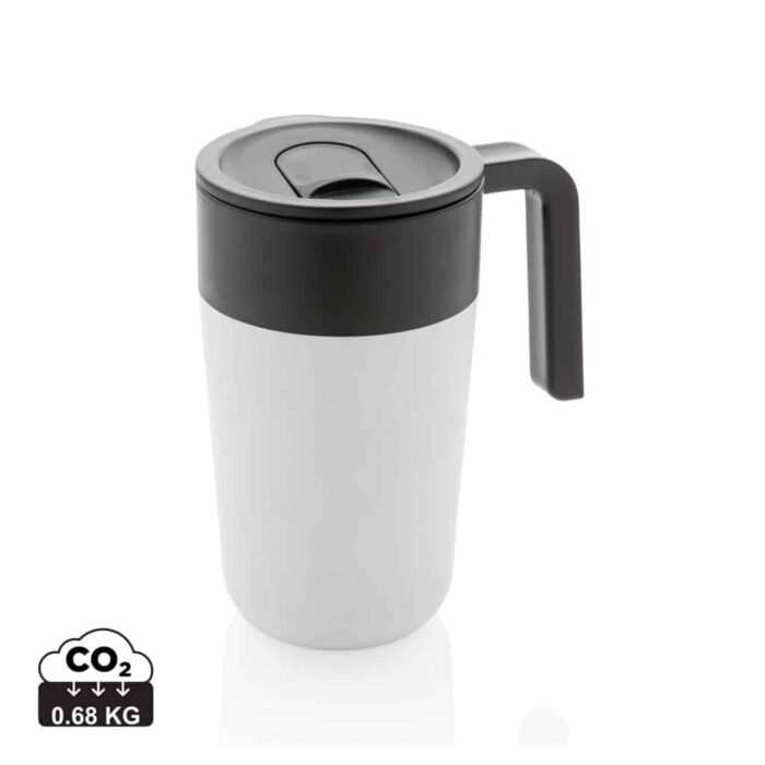 Tasses café & mugs durables couleur blanc en Polypropylène recyclé