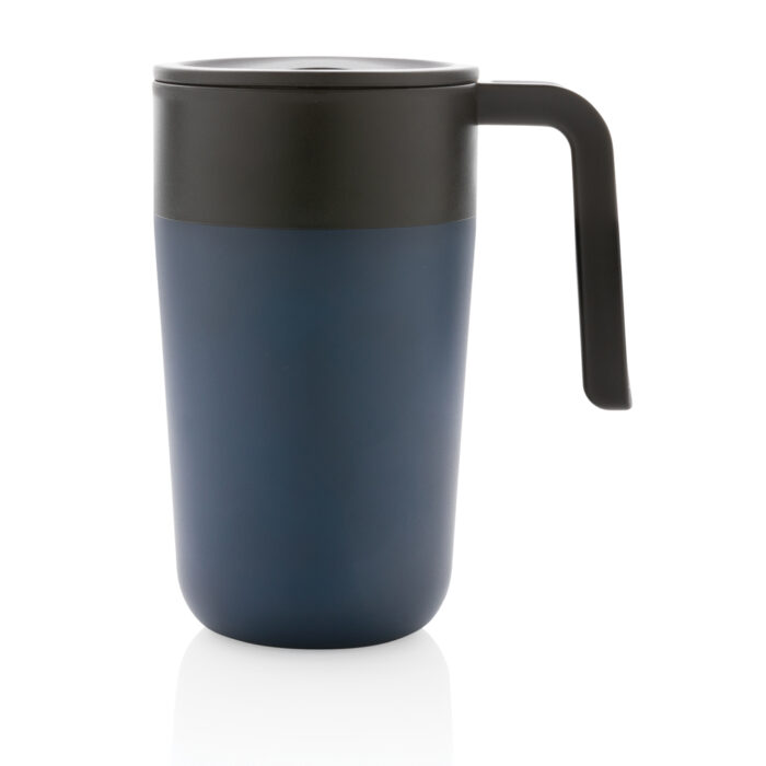 Tasse en acier inoxydable et PP recyclé GRS avec poignée – Image 9