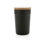 Mug 300ml en PP recyclé GRS avec couvercle en bambou – Image 4