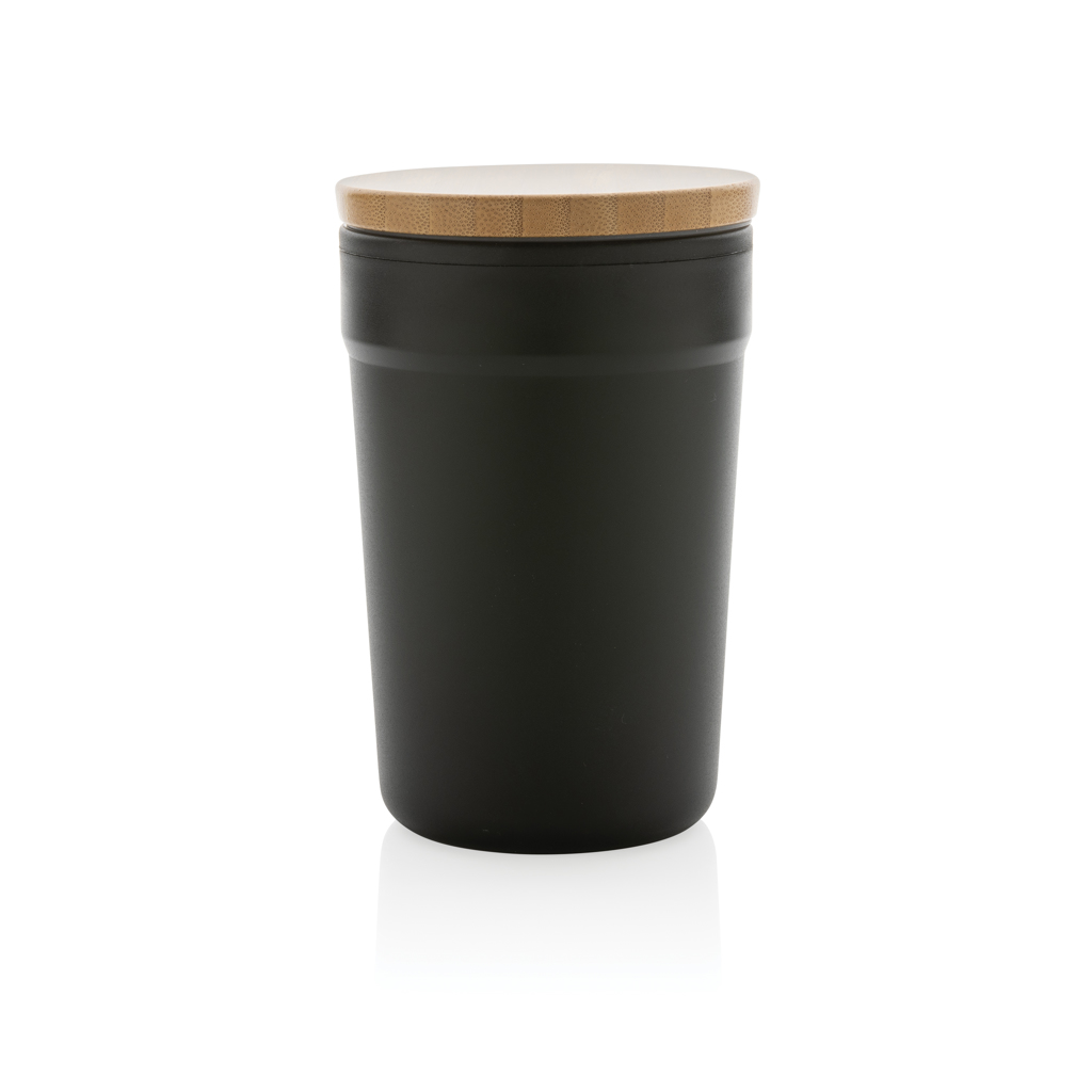 P433.291__B_2__e39f504cdf8b4bd0befb74d61ce482f5 Mug 300ml en PP recyclé GRS avec couvercle en bambou – Image 4