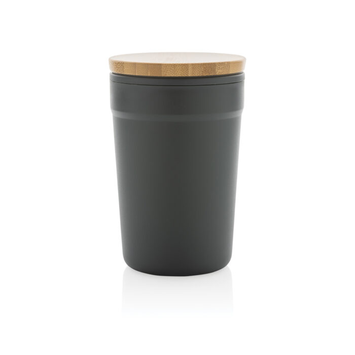 Mug 300ml en PP recyclé GRS avec couvercle en bambou – Image 7