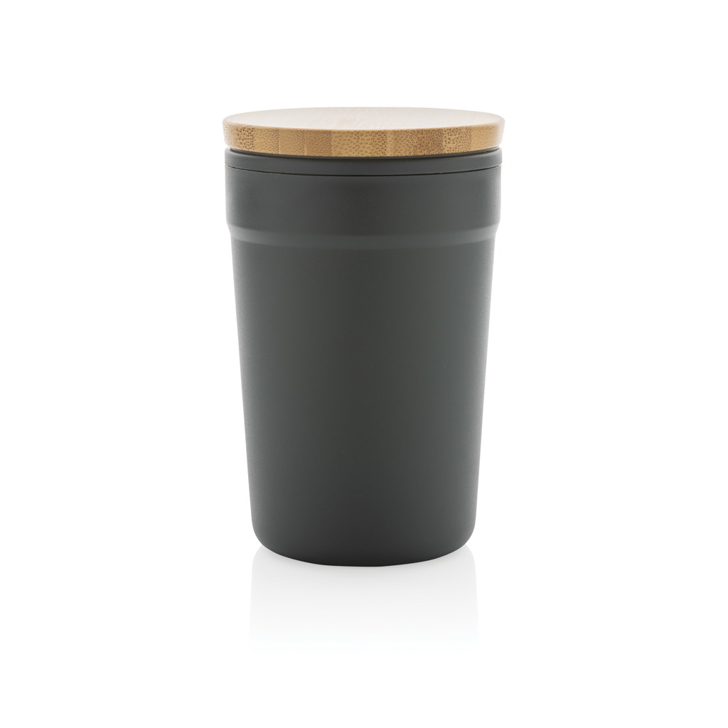 P433.292__B_2__61895a5a18a24a69be46e9e83de8a3cc Mug 300ml en PP recyclé GRS avec couvercle en bambou – Image 7