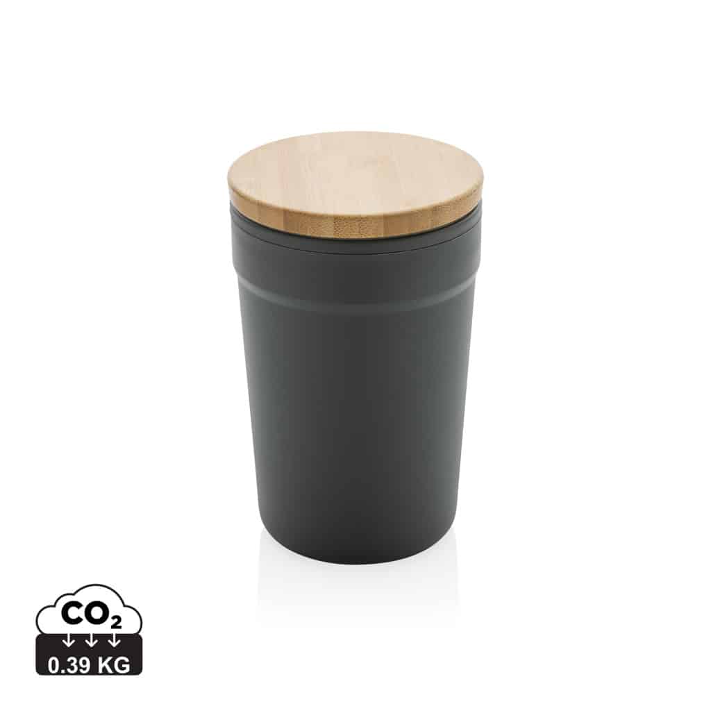tasses_café_&_mugs_durables_xd_collection_polypropylène_recyclé Tasses café & mugs durables couleur gris en Polypropylène recyclé