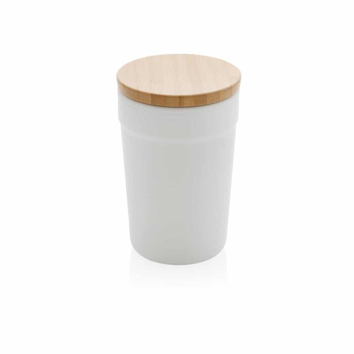 Mug 300ml en PP recyclé GRS avec couvercle en bambou – Image 9