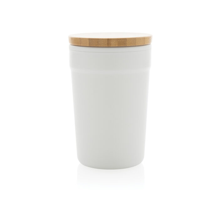 Mug 300ml en PP recyclé GRS avec couvercle en bambou – Image 10
