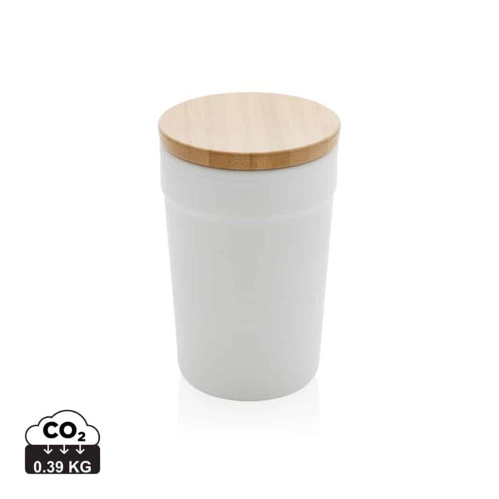 Tasses café & mugs durables couleur blanc en Polypropylène recyclé