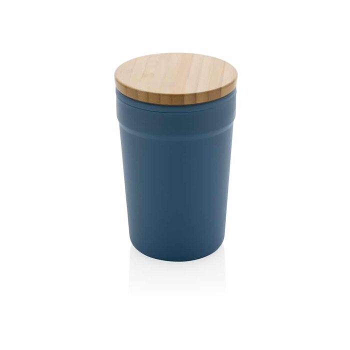Mug 300ml en PP recyclé GRS avec couvercle en bambou – Image 12