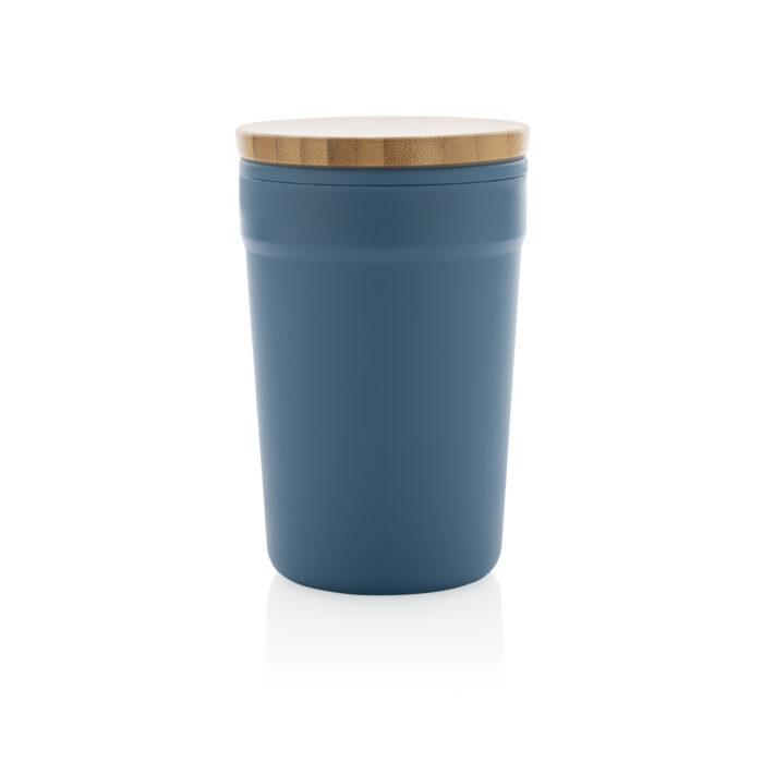 Mug 300ml en PP recyclé GRS avec couvercle en bambou – Image 13
