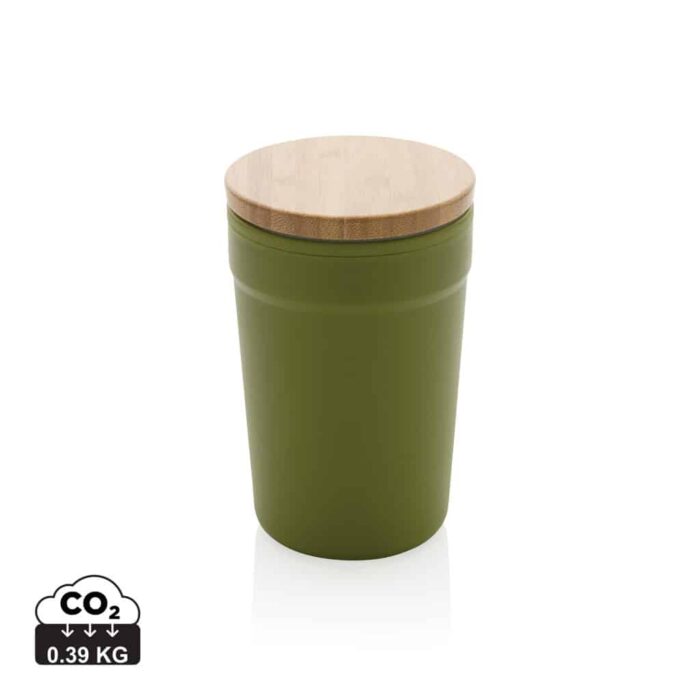 Tasses café & mugs durables couleur vert en Polypropylène recyclé