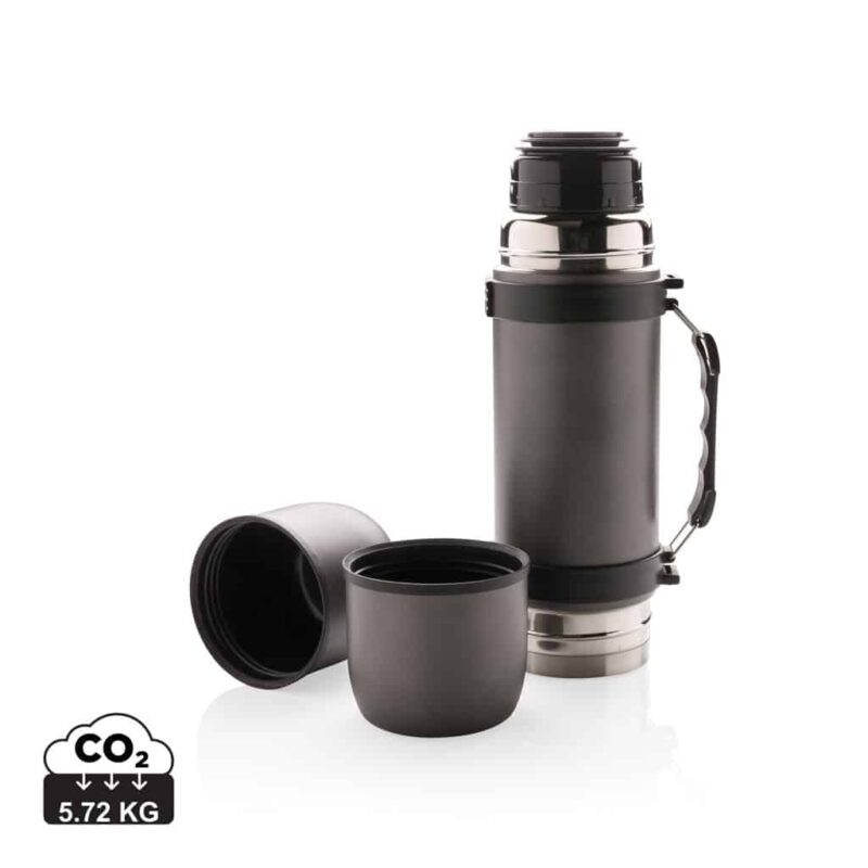 Bouteilles thermos  couleur gris en Acier inoxydablede la marque Swiss Peak