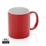 Mugs en céramique  couleur rouge en Céramiquede la marque XD Collection