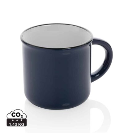Mugs en céramique  couleur bleu marine en Céramiquede la marque XD Collection