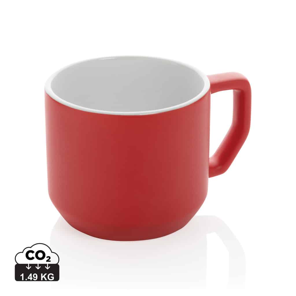mugs_en_céramique__xd_collection_céramique_rouge Mugs en céramique  couleur rouge en Céramiquede la marque XD Collection