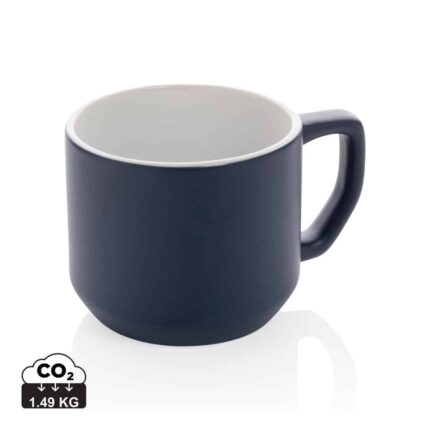 Mugs en céramique  couleur bleu marine en Céramiquede la marque XD Collection