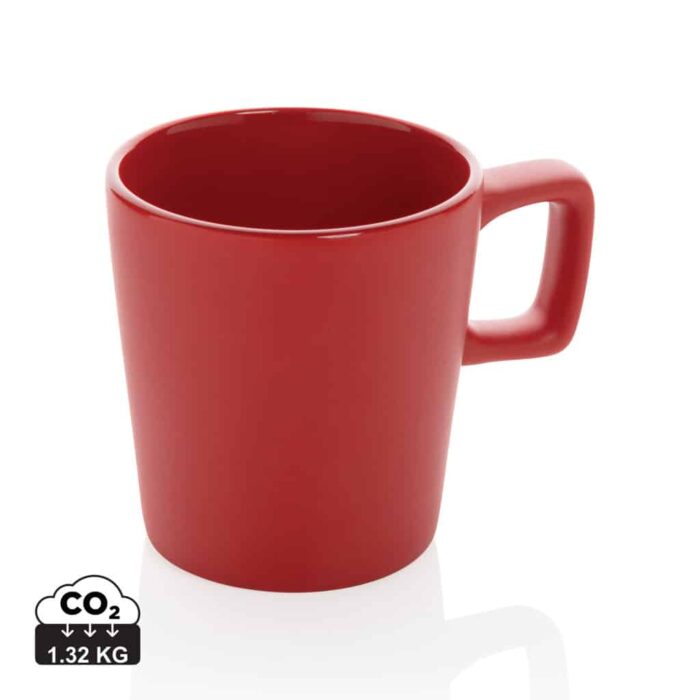 Mugs en céramique  couleur rouge en Céramiquede la marque XD Collection