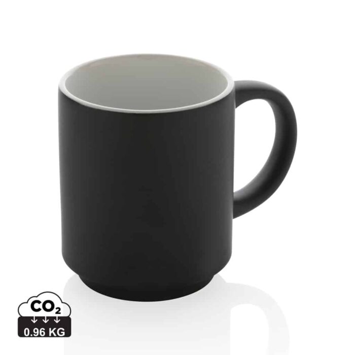 Mugs en céramique  couleur noir en Céramiquede la marque XD Collection