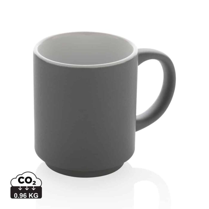 Mugs en céramique  couleur gris en Céramiquede la marque XD Collection
