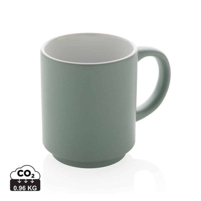Mugs en céramique  couleur vert en Céramiquede la marque XD Collection