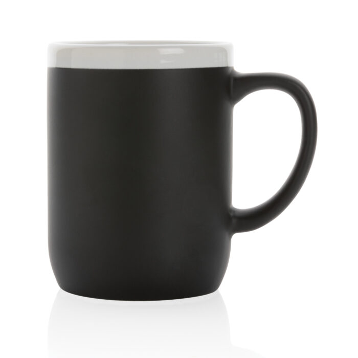 Mug 300ml en céramique avec bord blanc – Image 4