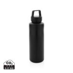 Bouteilles d'eau durables couleur noir en Polypropylène recyclé