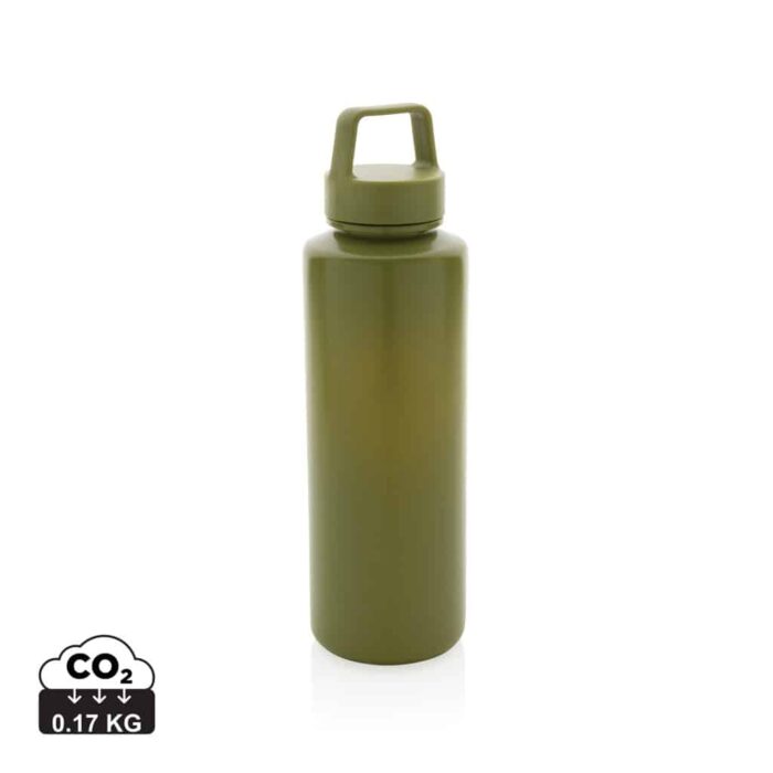 Bouteilles d'eau durables couleur vert en Polypropylène recyclé