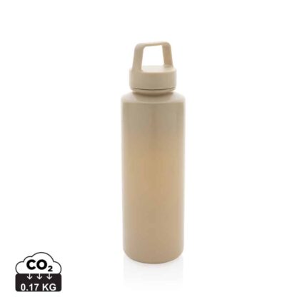 Bouteilles d'eau durables couleur marron en Polypropylène recyclé