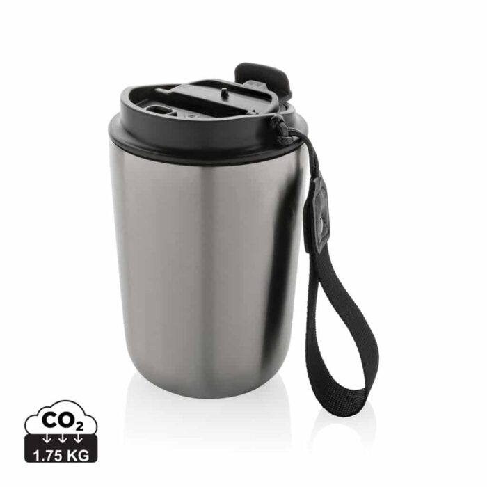 Tasses café & mugs durables couleur argent en Acier inoxydable recycléde la marque XD Collection