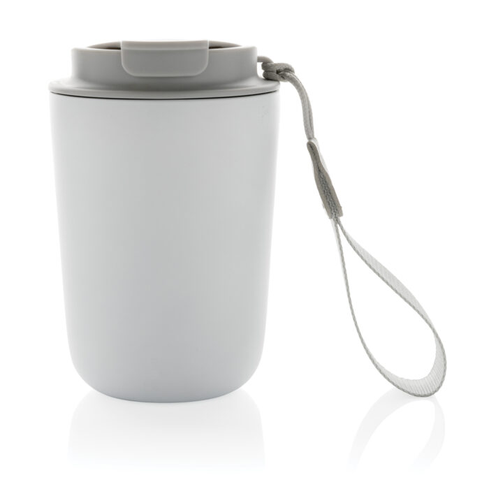 Mug iso en acier inoxydable recyclé RCS avec lanière Cuppa – Image 10