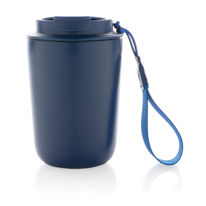Mug iso en acier inoxydable recyclé RCS avec lanière Cuppa – Image 12