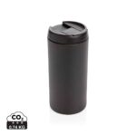 Tasses café & mugs durables couleur noir en Acier inoxydable recyclé