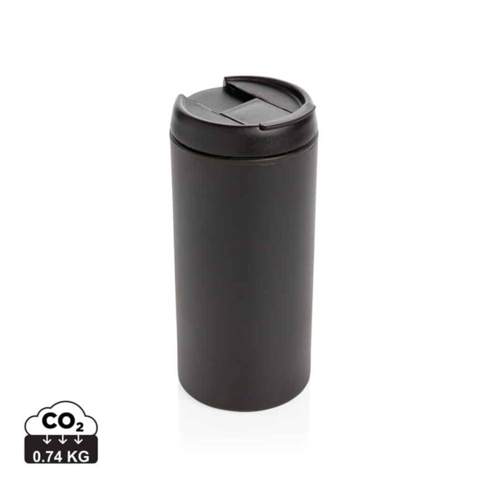 Tasses café & mugs durables couleur noir en Acier inoxydable recyclé
