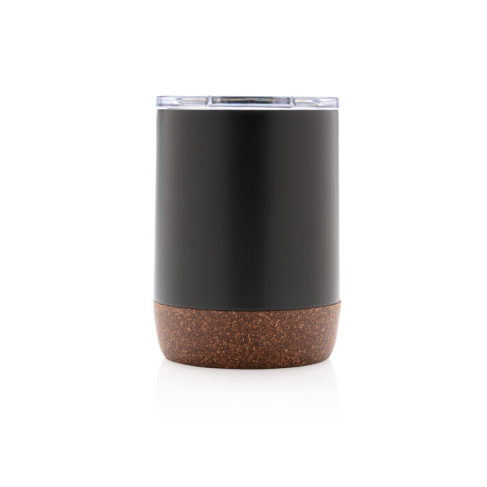 Petite tasse à café en liège et acier recyclé RCS – Image 4