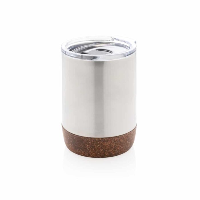 Petite tasse à café en liège et acier recyclé RCS – Image 6