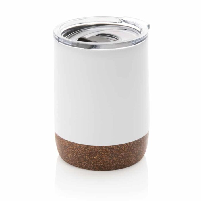 Petite tasse à café en liège et acier recyclé RCS – Image 9