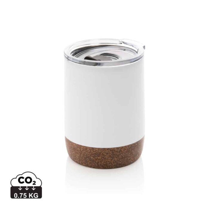 Tasses café & mugs durables couleur blanc en Acier inoxydable recyclé