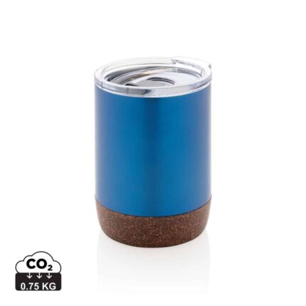 Tasses café & mugs durables couleur bleu en Acier inoxydable recyclé