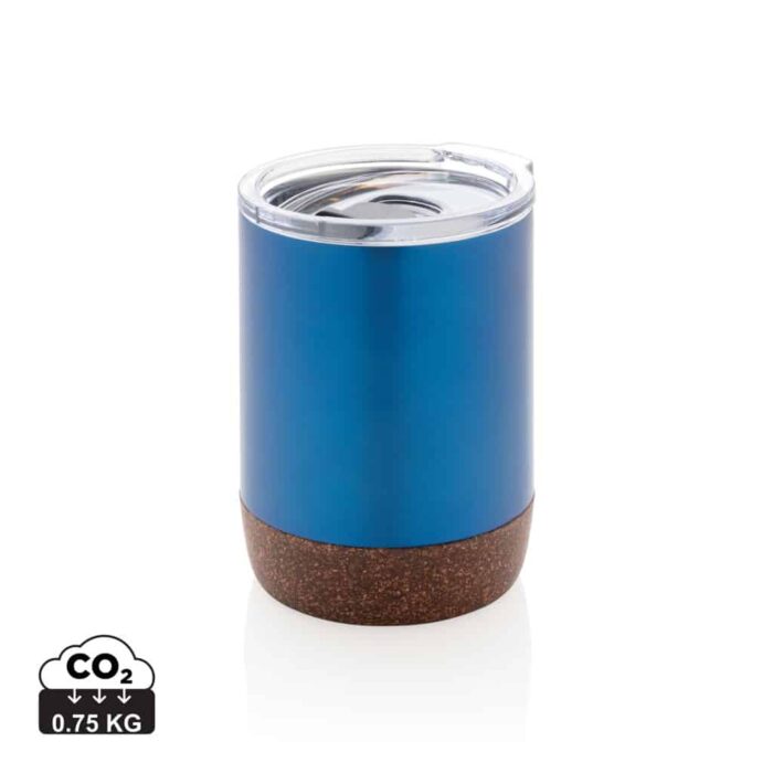 Tasses café & mugs durables couleur bleu en Acier inoxydable recyclé