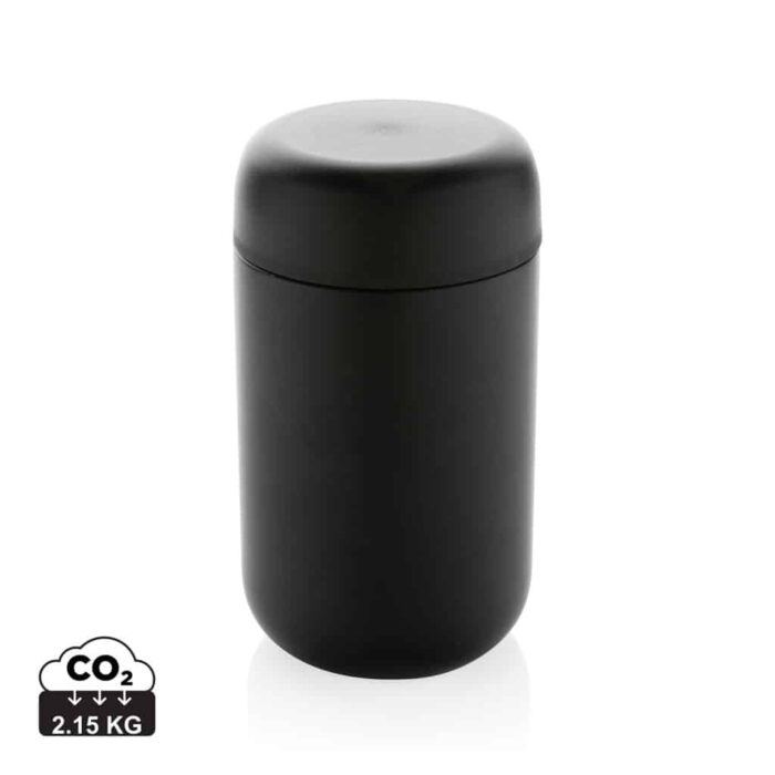 Tasses café & mugs durables couleur noir en Acier inoxydable recyclé