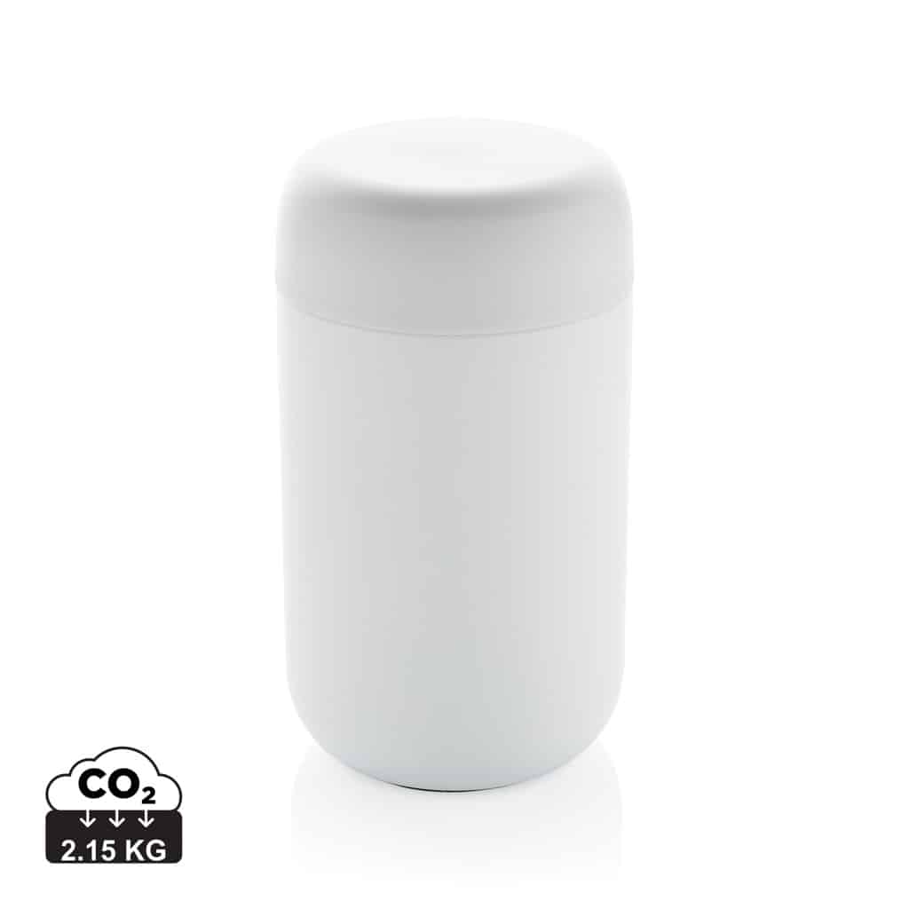 tasses_café_&_mugs_durables_xd_xclusive_acier_inoxydable_recyclé Tasses café & mugs durables couleur blanc en Acier inoxydable recyclé