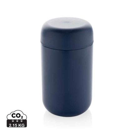 Tasses café & mugs durables couleur bleu en Acier inoxydable recyclé