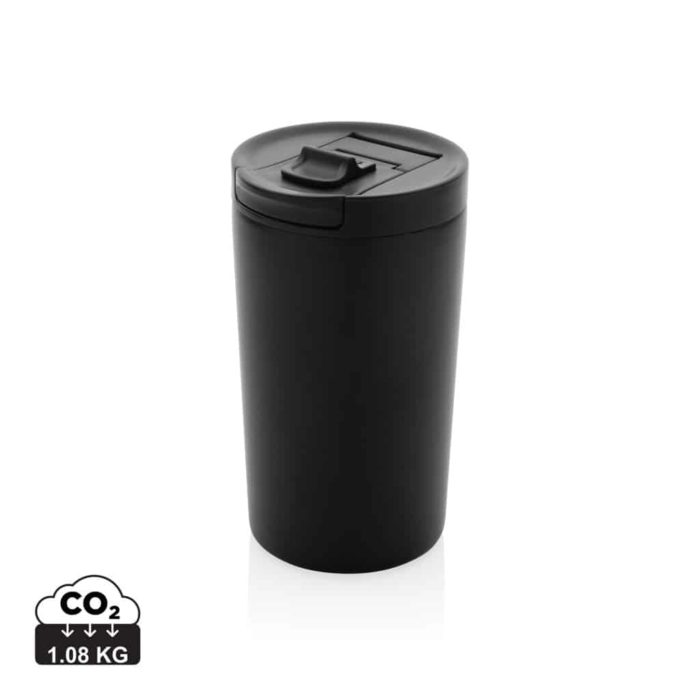 Tasses café & mugs durables couleur noir en Acier inoxydable recycléde la marque XD Collection