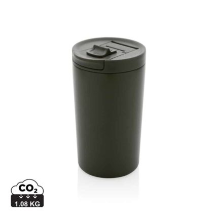 Tasses café & mugs durables couleur vert en Acier inoxydable recycléde la marque XD Collection