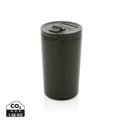Tasses café & mugs durables couleur vert en Acier inoxydable recycléde la marque XD Collection