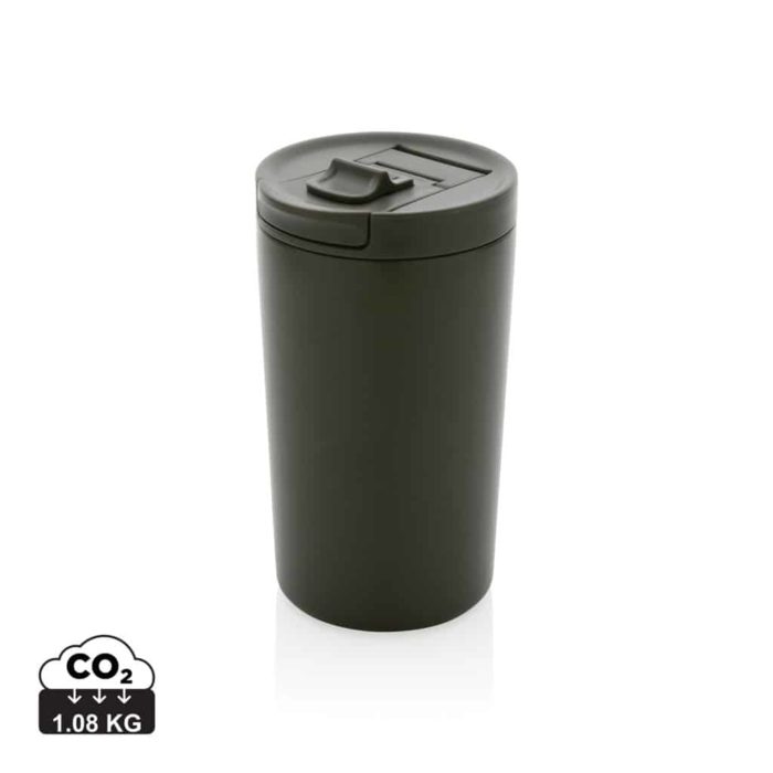 Tasses café & mugs durables couleur vert en Acier inoxydable recycléde la marque XD Collection