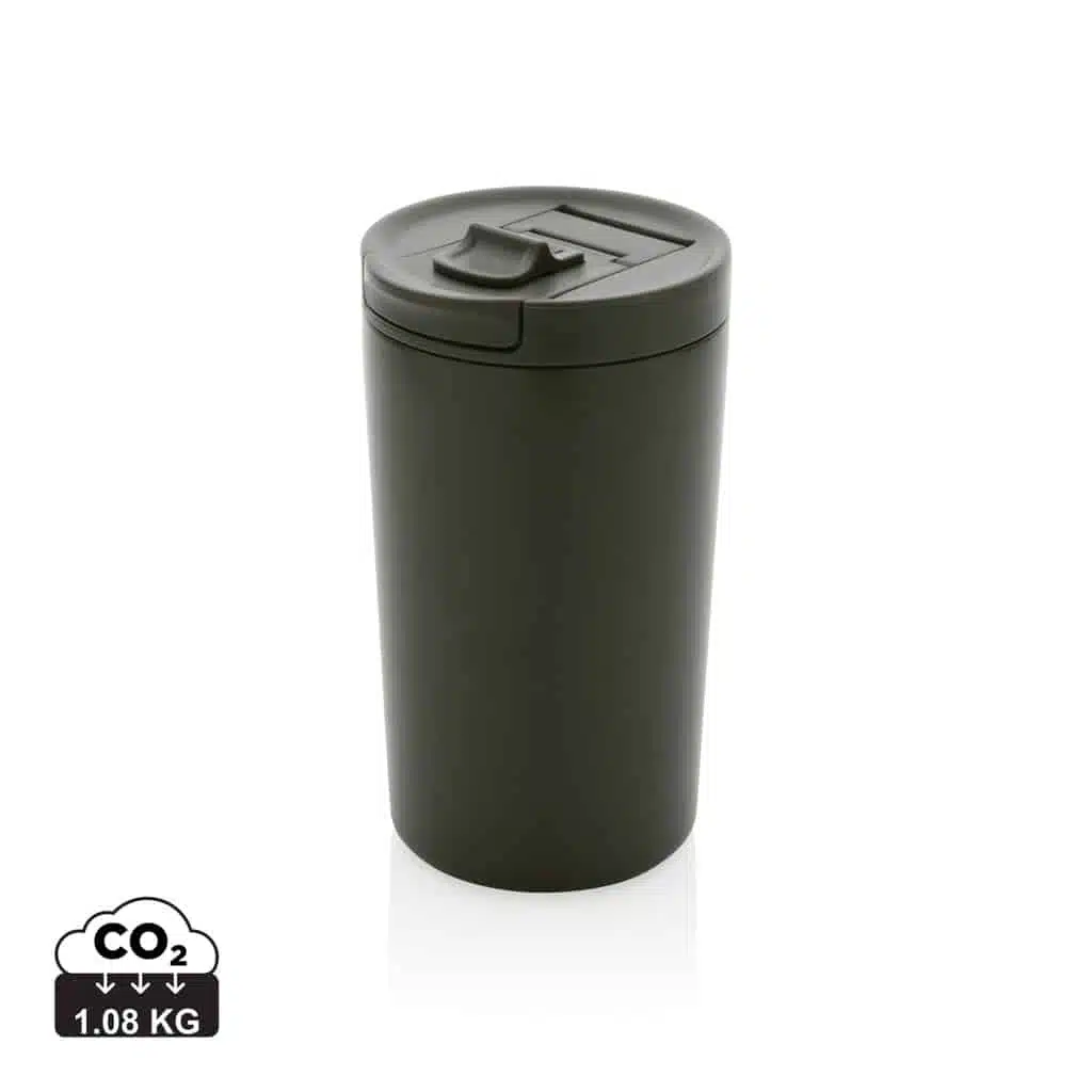 tasses_café_&_mugs_durables_xd_collection_acier_inoxydable_recyclé_vert Tasses café & mugs durables couleur vert en Acier inoxydable recycléde la marque XD Collection