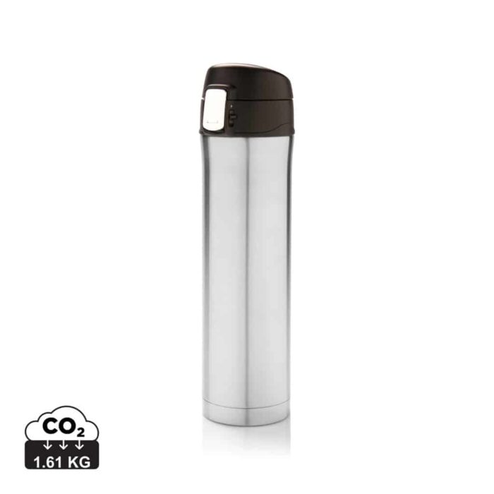 Bouteilles thermos durables couleur argent en Acier inoxydable recycléde la marque XD Collection