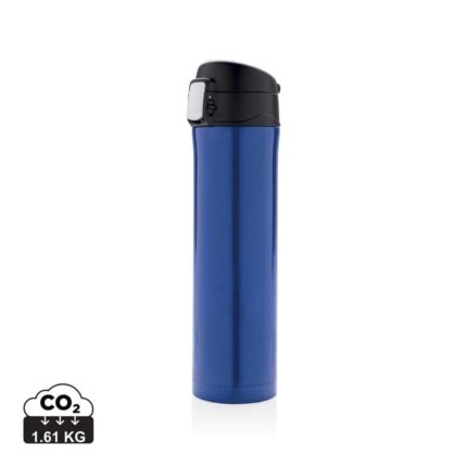 Bouteilles thermos durables couleur bleu en Acier inoxydable recycléde la marque XD Collection